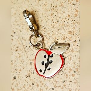 RARE Juicy Couture Fairytale Red Enchanted Apple Charm Forbidden Fruit Adam Eve